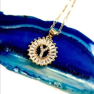 Initial Y Necklace, Letter Y, Personalized Y, Boho